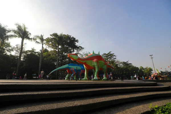 Bandung Giava Occidentale Indonesia Luglio 2022 Bandung Lampion Park Landscape — Foto Stock