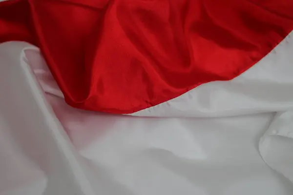 Vista Quadro Completo Bandeira Indonésia Fundo — Fotografia de Stock