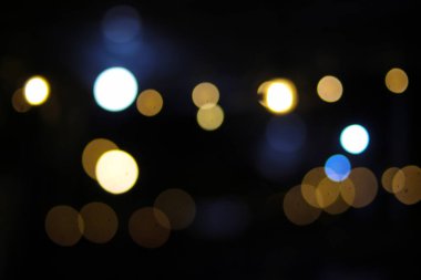 Hafif Bokeh Sokağı Işık Arkaplanı 