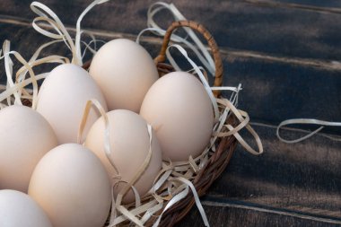 Çiğ yumurta. Yumurtalar bize A Close-Up Perspective proteini verebilir. - Evet. Yüksek kalite fotoğraf