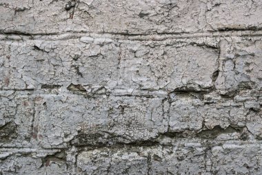 Kirli, beyaz, eski tuğla işçiliği. Yüksek kalite fotoğraf