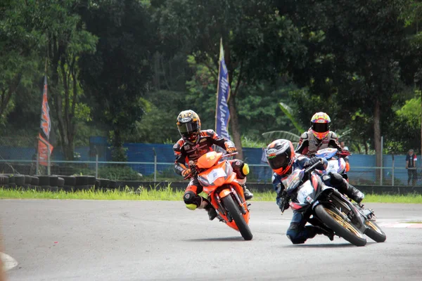 Motocyklové Závody Sentul Circuit Bogor West Java — Stock fotografie