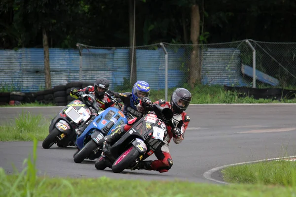 Carreras Motos Circuito Sentul Bogor Java Occidental —  Fotos de Stock