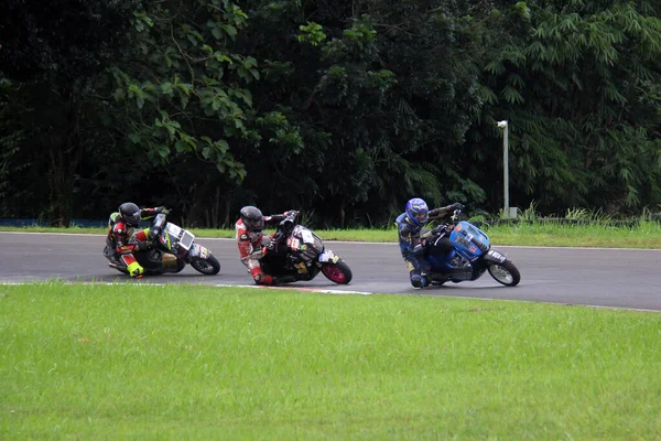 Carreras Motos Circuito Sentul Bogor Java Occidental — Foto de Stock
