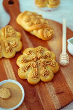 Geleneksel Çin kurabiyeleri, Noel kutlaması için tatlı tatlılar.