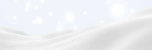 Тривимірне Зображення Білосніжної Засніженої Гори Сніговий Дрейф — стокове фото