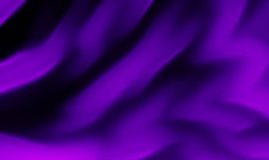 3D rendering purple and black abstract wave background.