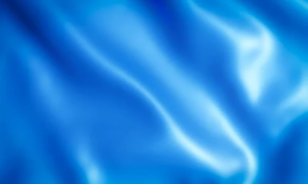 3Dレンダリング青の抽象波の背景 — ストック写真