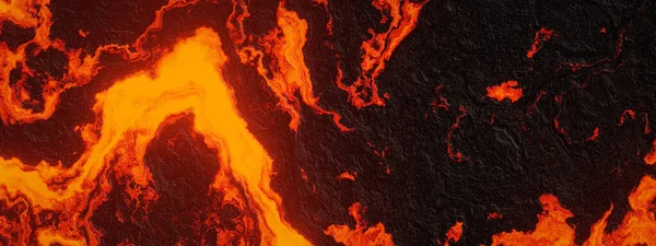 Fond Lave Volcanique Abstrait Roche Fondue — Photo