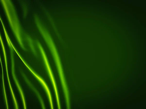 Абстрактний Хвильовий Фон Зелені Брижі — стокове фото