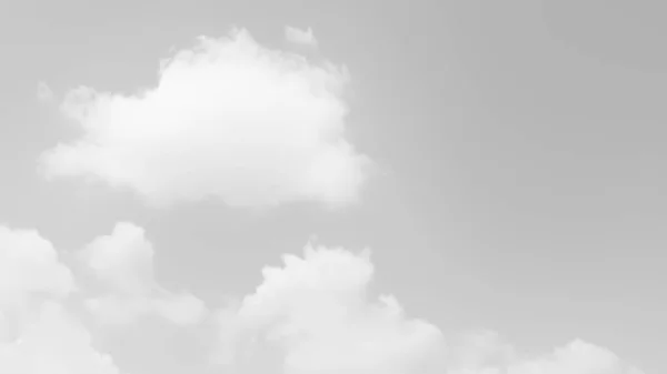 Белый Пушистый Облачный Фон Неба — стоковое фото