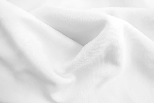 Beyaz Kumaş Dokusu Kumaş Arkaplan — Stok fotoğraf