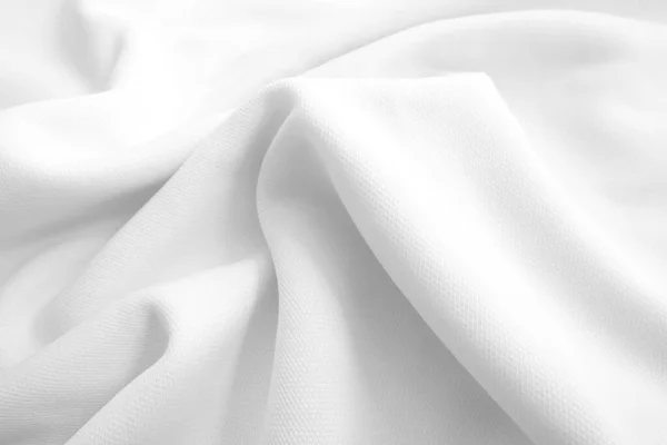 白い生地の質感 布の背景 — ストック写真