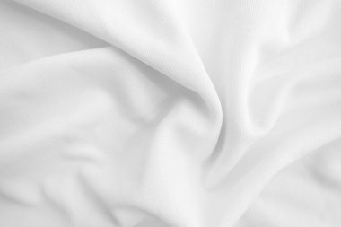 Beyaz kumaş dokusu. Kumaş arkaplan.