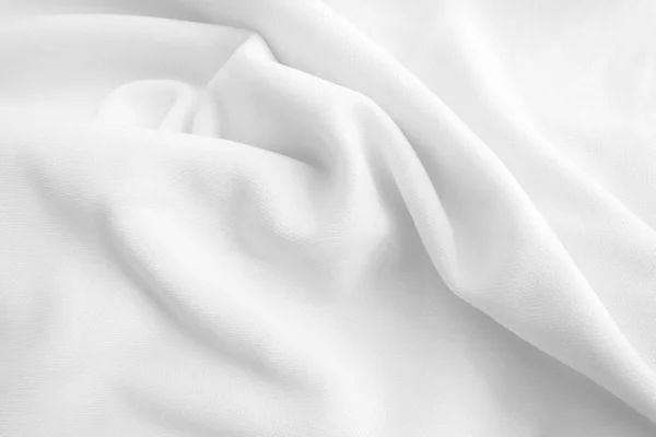 Белая Ткань Текстуры Фон Ткани Стоковое Изображение