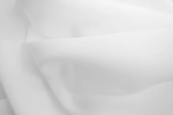 Abstraktní Bílé Vlnité Oblečení Pozadí — Stock fotografie