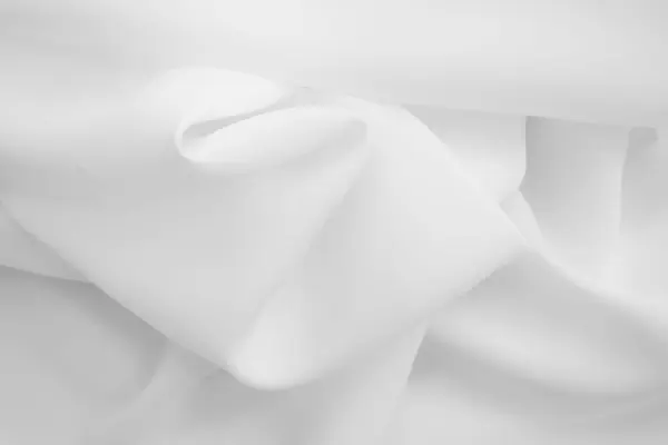 Abstrato Branco Ondulado Roupas Fundo — Fotografia de Stock