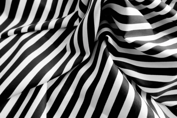 Astratto Sfondo Bianco Nero Tessuto Spogliato — Foto Stock