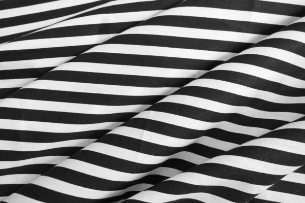 Fond Tissu Rayé Noir Blanc — Photo