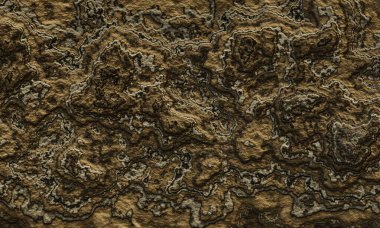 Kahverengi eskimiş kaya yüzey dokusu.