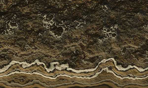Kahverengi Eskimiş Kaya Yüzey Dokusu Stok Fotoğraf