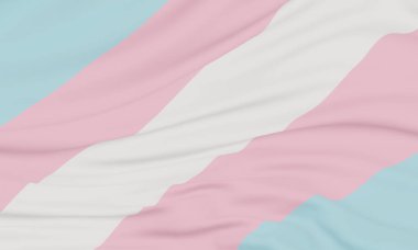 Trans arkaplan. LGBTQ dalgalı bayrağı.