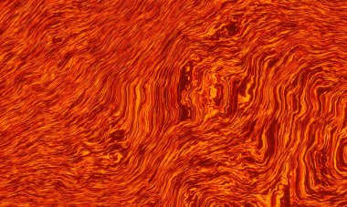 Soyut alev. Resmedilmiş arkaplanı ateşle.