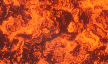 Soyut volkanik lav arkaplanı. Erimiş kaya.
