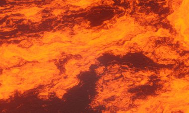 Soyut volkanik lav arkaplanı. Erimiş kaya.