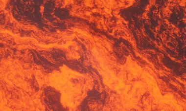 Soyut volkanik lav arkaplanı. Erimiş kaya.