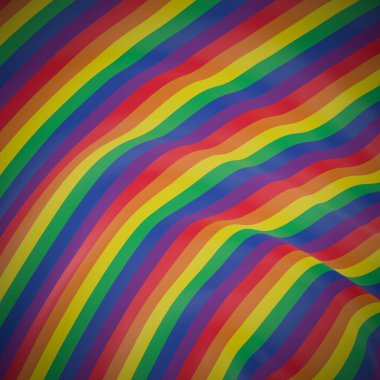 Gökkuşağı dalgası arka planı. LGBTQ rengi