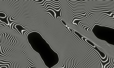 Beyaz çizgiler. Dağ çizgileri.