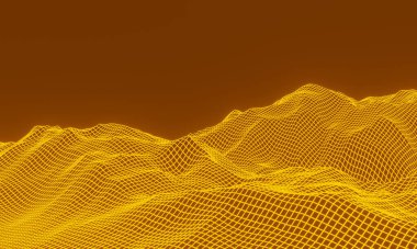 Sarı bölge bölgesi. Tel çerçeve dağı.