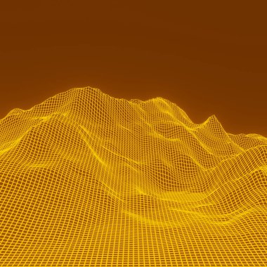 Sarı bölge bölgesi. Tel çerçeve dağı.