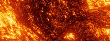 Soyut alev. Resmedilmiş arkaplanı ateşle.