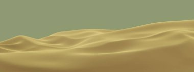 Kahverengi çöl topografisi. Kum tepeciği