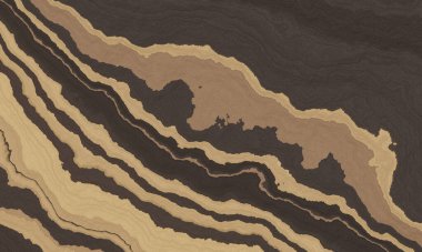 Abstract soil and rock background. Brown weathered layered rock clipart