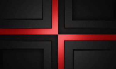 siyah ve kırmızı geometrik arkaplan