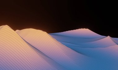 Gradyan ızgara dağı. Arazi kablosu