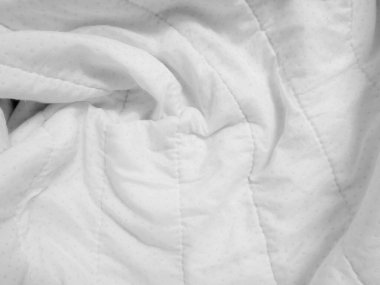 Beyaz dalgalı kumaş. Kumaş arkaplanı