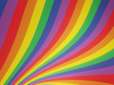 Soyut dalgalı gökkuşağı renk arkaplanı