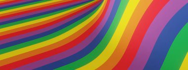 Soyut dalgalı gökkuşağı renk arkaplanı