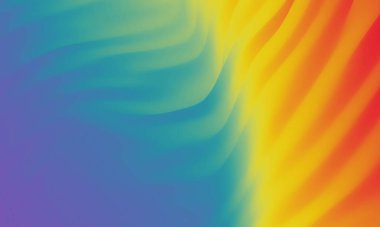 Soyut eğimli dalgalı gökkuşağı renk arkaplanı