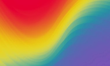 Soyut eğimli dalgalı gökkuşağı renk arkaplanı