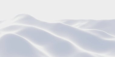 Beyaz kar yağışı. Karlı dağ. Soğuk ortam