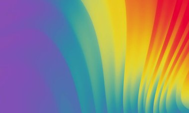 Soyut eğimli dalgalı gökkuşağı renk arkaplanı