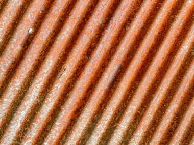 Paslı çinko kaplamalı çarşaf.