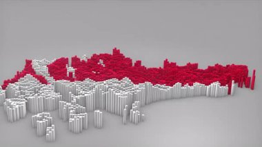 Singapur ülke açılışı 3d çubuklarıyla haritayı oluşturan haberler, siyasi olaylar, spor tanıtımları ve sunumlar için kullanışlı Waving Flag Design.