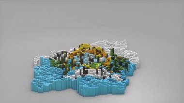 San Marino ülke açılışı 3d çubuklarıyla haritayı oluşturan Waving Flag Design haber, politik olaylar, spor tanıtımları ve sunumlar için kullanışlı.