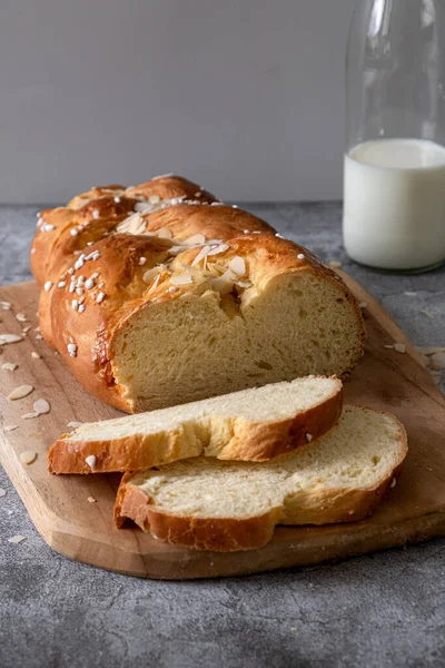Traditional Easter bread. Vertical photo. High quality photo